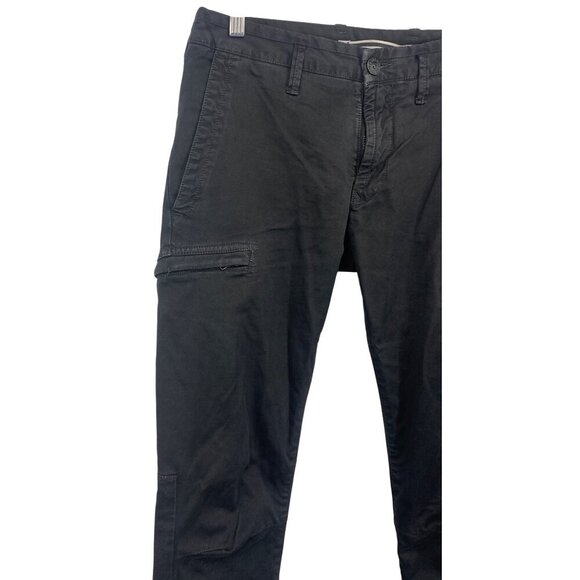 Stone Island Pants Size 29 x 33 Utility Mens Cargo Black Stretch Tapered EUC - Picture 4 of 13